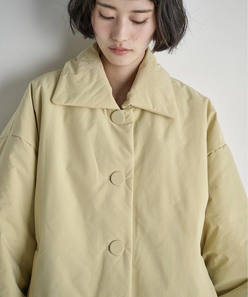 THE YOn（ザヨン）の「ストールセットミドルパフジャケット（ダウンジャケット/コート・レディース・ブラック/ブラウン/イエロー・FREE）」の15枚目の写真