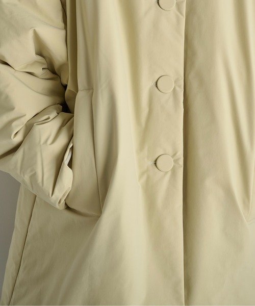 THE YOn（ザヨン）の「ストールセットミドルパフジャケット（ダウンジャケット/コート・レディース・ブラック/ブラウン/イエロー・FREE）」の16枚目の写真