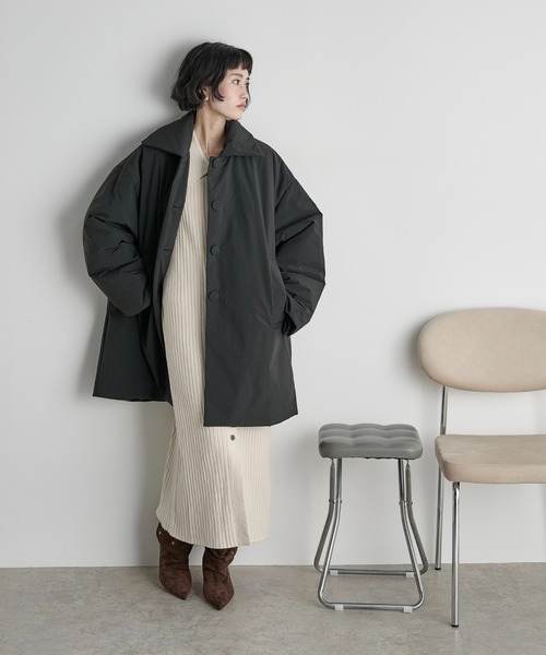 ストールセットミドルパフジャケット（ダウンジャケット/コート）｜THE