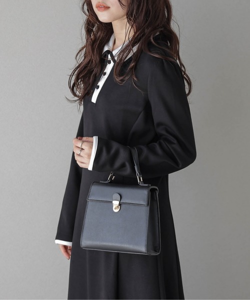 セール】バイカラーポロワンピース（ワンピース）｜AMELY（エミリー