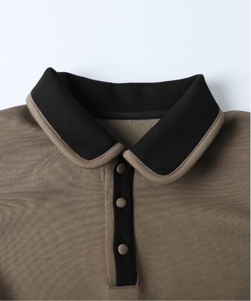 \\美品！一回のみ着用✨//Bandel ポロワンピース ブラック/ベージュ セール】バイカラーポロワンピース（ワンピース）｜AMELY（エミリー