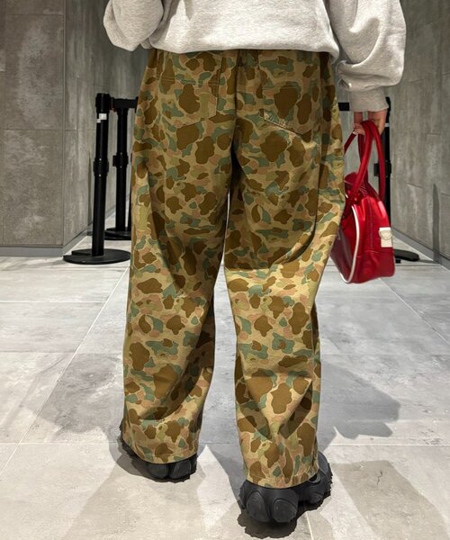 SOUNDSGOOOOD（サウンズグッド）の「【SOUNDS GOOOOD】加工ダックフリンジパンツ（チノパンツ・レディース・カーキ・ONE SIZE）」の4枚目の写真