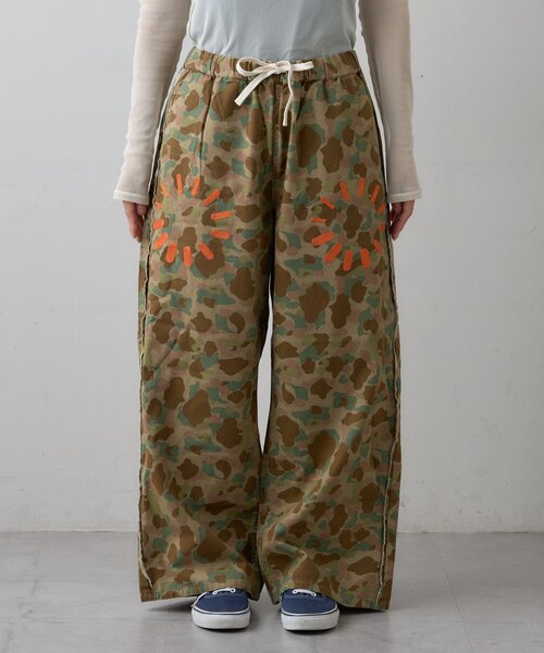 SOUNDSGOOOOD（サウンズグッド）の「【SOUNDS GOOOOD】加工ダックフリンジパンツ（チノパンツ・レディース・カーキ・ONE SIZE）」の10枚目の写真