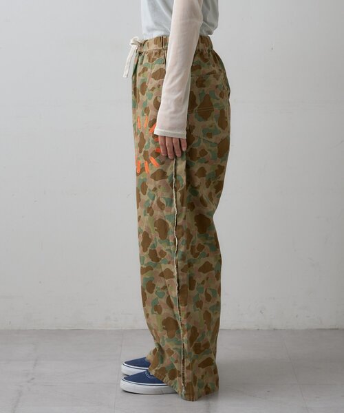 SOUNDSGOOOOD（サウンズグッド）の「【SOUNDS GOOOOD】加工ダックフリンジパンツ（チノパンツ・レディース・カーキ・ONE SIZE）」の11枚目の写真