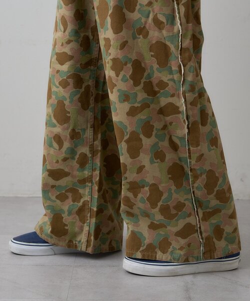 SOUNDSGOOOOD（サウンズグッド）の「【SOUNDS GOOOOD】加工ダックフリンジパンツ（チノパンツ・レディース・カーキ・ONE SIZE）」の17枚目の写真