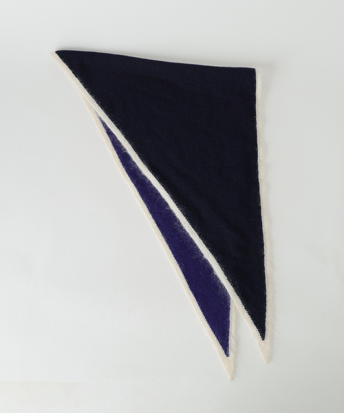 IENA(イエナ)の「ASAUCE MELER/アソースメレ TRICOLOR SCARF スカーフ AM25FSC266(バンダナ/スカーフ・レディース・ピンク/ブルー・FREE)」の19枚目の写真