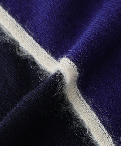 IENA(イエナ)の「ASAUCE MELER/アソースメレ TRICOLOR SCARF スカーフ AM25FSC266(バンダナ/スカーフ・レディース・ピンク/ブルー・FREE)」の22枚目の写真