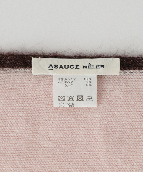 セール】ASAUCE MELER/アソースメレ TRICOLOR SCARF スカーフ