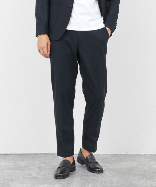 NOLLEY’S（ノーリーズ）の「《セットアップ対応》【Active Jersey】ホームスパン ストレッチイージーPT 25AW（その他パンツ・メンズ・チャコールグレー/グレー/ネイビー・M/L/XL/XXL/S）」の3枚目の写真