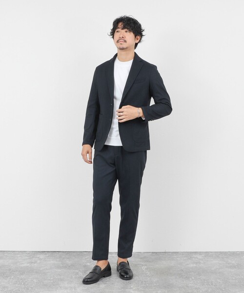 NOLLEY’S（ノーリーズ）の「《セットアップ対応》【Active Jersey】ホームスパン ストレッチイージーPT 25AW（その他パンツ・メンズ・チャコールグレー/グレー/ネイビー・M/L/XL/XXL/S）」の6枚目の写真