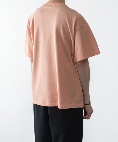 ATTACHMENT（アタッチメント）の「ソフトピケ S/S TEE / SOFT PIQUE S/S TEE（Tシャツ/カットソー・メンズ・グレー/ライトオレンジ系/ブラック・3/2/1/4）」の18枚目の写真