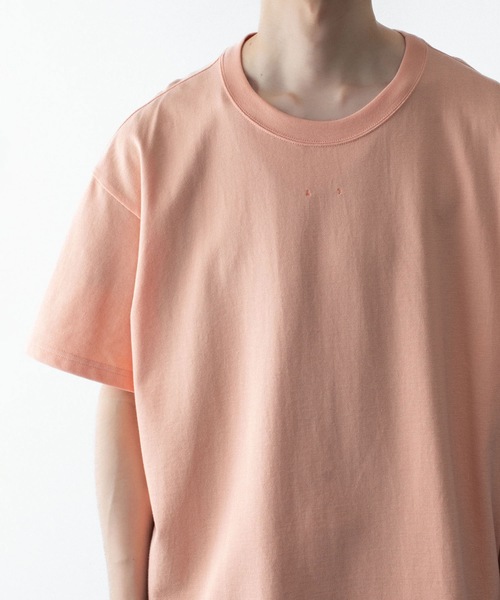 ATTACHMENT（アタッチメント）の「ソフトピケ S/S TEE / SOFT PIQUE S/S TEE（Tシャツ/カットソー・メンズ・グレー/ライトオレンジ系/ブラック・3/2/1/4）」の19枚目の写真