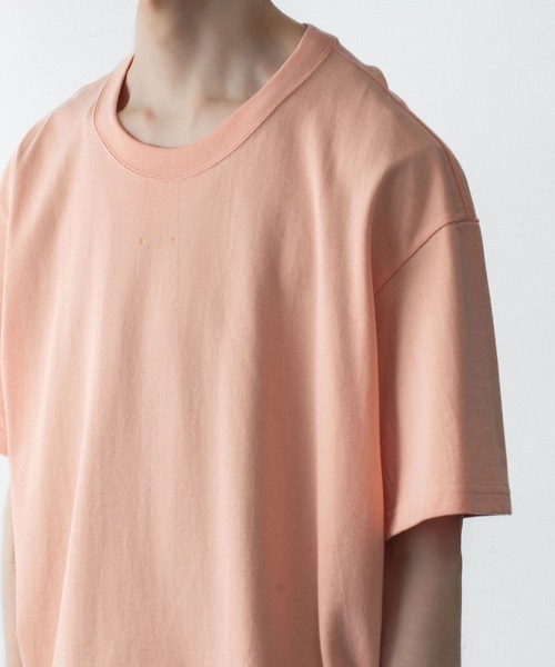 ATTACHMENT（アタッチメント）の「ソフトピケ S/S TEE / SOFT PIQUE S/S TEE（Tシャツ/カットソー・メンズ・グレー/ライトオレンジ系/ブラック・3/2/1/4）」の20枚目の写真