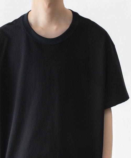 ATTACHMENT（アタッチメント）の「ソフトピケ S/S TEE / SOFT PIQUE S/S TEE（Tシャツ/カットソー・メンズ・グレー/ライトオレンジ系/ブラック・3/2/1/4）」の12枚目の写真