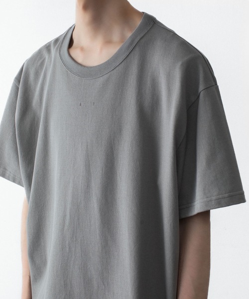 ATTACHMENT（アタッチメント）の「ソフトピケ S/S TEE / SOFT PIQUE S/S TEE（Tシャツ/カットソー・メンズ・グレー/ライトオレンジ系/ブラック・3/2/1/4）」の9枚目の写真