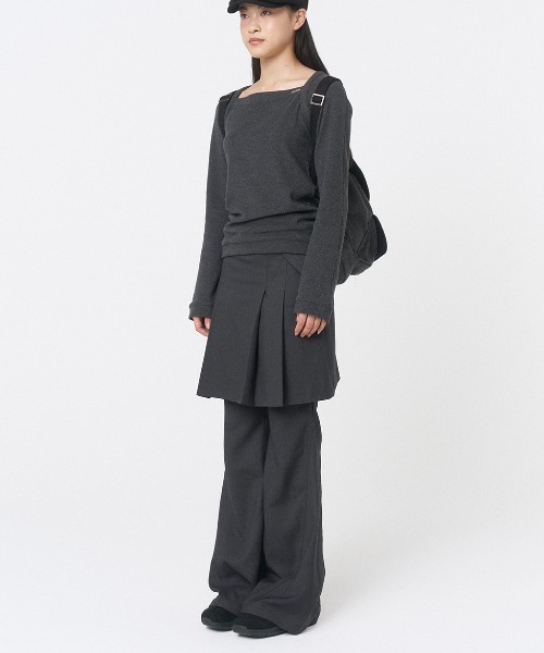 PLEATS MIDI SKIRT PANTS SET（その他パンツ）｜Miseki SEOUL