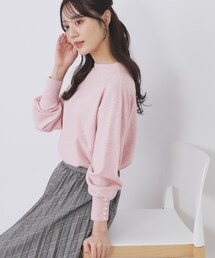 新品未使用 AMICA ピンク パフスリーブ トップス パフスリーブ」に該当