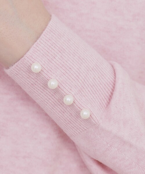 index（インデックス）の「ふんわりボトルネックパフスリーブニット【洗濯機OK】（ニット/セーター・レディース・オフホワイト/グレー/チャコールグレー/イエロー系その他/ピンク/サックスブルー系7・36/38/40/42）」の17枚目の写真