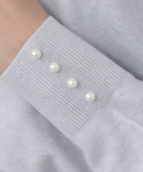 index（インデックス）の「ふんわりボトルネックパフスリーブニット【洗濯機OK】（ニット/セーター・レディース・オフホワイト/グレー/チャコールグレー/イエロー系その他/ピンク/サックスブルー系7・36/38/40/42）」の21枚目の写真