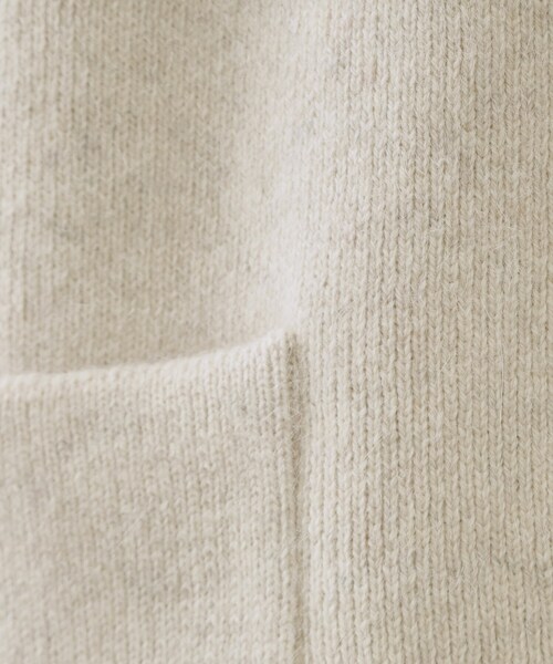 OPAQUE.CLIP（オペークドットクリップ）の「アンゴラ/フォックスブレンド　ニットカーディガン【洗濯機OK】（カーディガン/ボレロ・レディース・アイボリー/ブラウン系/グリーン系・00）」の11枚目の写真