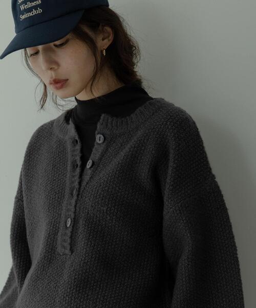 セール】ヘンリーネックニットプルオーバー（ニット/セーター）｜URBAN