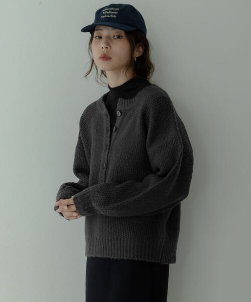 URBAN RESEARCH Sonny Label（アーバンリサーチサニーレーベル）の「ヘンリーネックニットプルオーバー（ニット/セーター・レディース・ベージュ/オフホワイト/グレー・FREE）」の5枚目の写真
