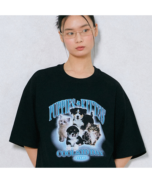 GAKKAI UNIONS(ガッカイユニオンズ)の「クールキッズ 半袖Tシャツ ブラック(Tシャツ/カットソー・レディース・その他・MEDIUM/LARGE)」の1枚目の写真