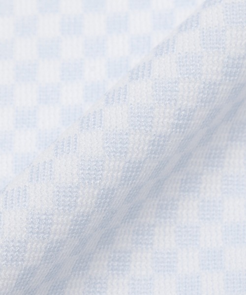 TOKYO SHIRTS(トウキョウシャツ)の「形態安定ノンアイロン ボタンダウン 長袖ストレッチビジネスワイシャツ(大きいサイズ・長いサイズ)(ビジネスシャツ・メンズ・サックスブルー・首回り47cm-裄丈90cm/首回り47cm-裄丈86cm/首回り45cm-裄丈90cm/首回り45cm-裄丈86cm/首回り45cm-裄丈82cm/首回り42cm-裄丈90cm/首回り41cm-裄丈90cm/首回り39cm-裄丈88cm/首回り43cm-裄丈90cm)」の5枚目の写真