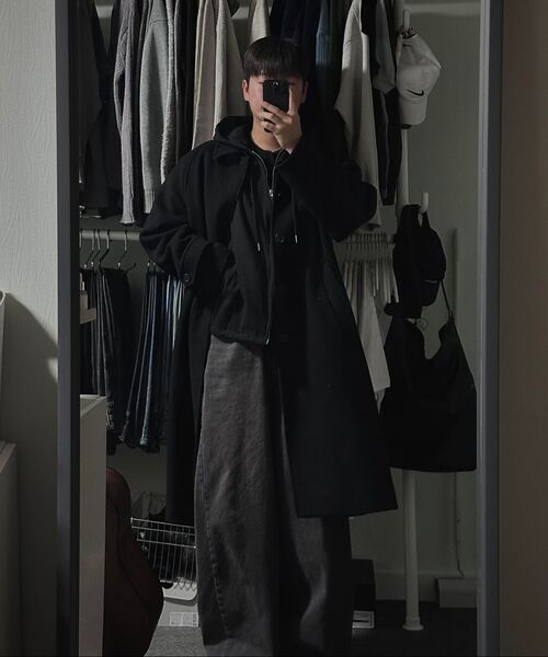 F.ILLUMINATE（フィルミネイト）の「ラウンドインシジョンフードジップアップ-ブラック（パーカー・レディース・その他・SMALL/MEDIUM/LARGE）」の10枚目の写真
