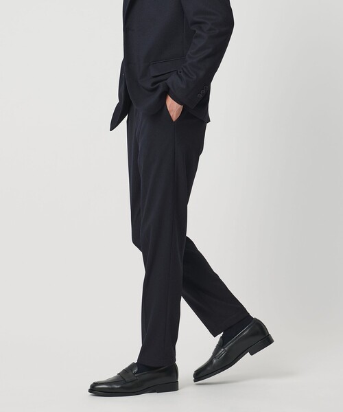 ホームスパン ジャージー ノープリーツ パンツ UA COZY ウォッシャブル