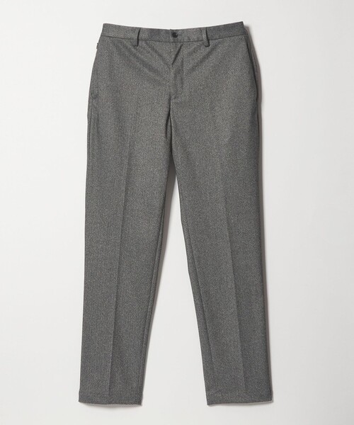 極美品　UNITED ARROWS　セットアップ　ノーカラー　パンツ　近年モデル ホームスパン ジャージー ノープリーツ パンツ UA COZY ウォッシャブル