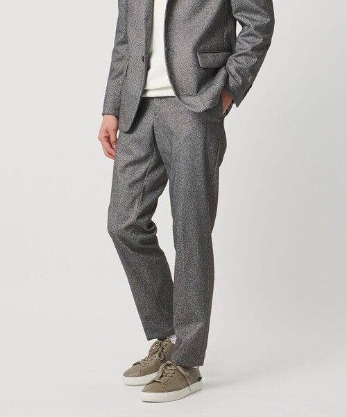 ホームスパン ジャージー ノープリーツ パンツ UA COZY ウォッシャブル