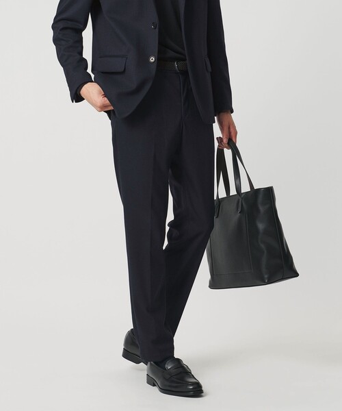 ホームスパン ジャージー ノープリーツ パンツ UA COZY ウォッシャブル