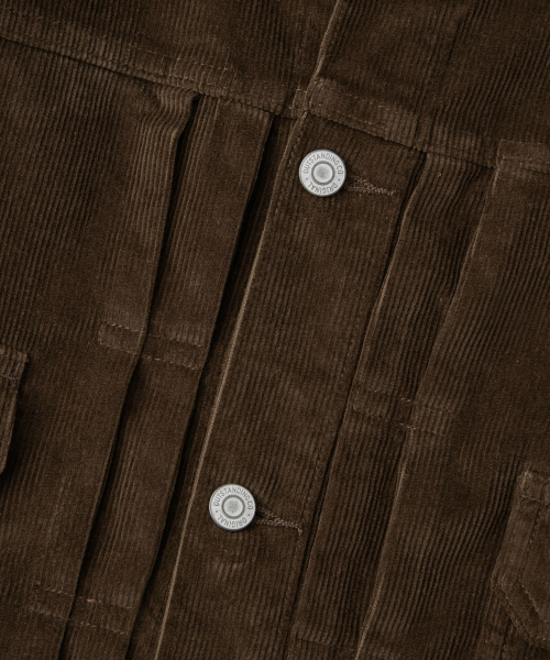OUTSTANDING(アウトスタンディング)の「CORDUROY 2ND JACKET_BROWN(デニムジャケット・メンズ・その他・SMALL/MEDIUM/LARGE)」の5枚目の写真