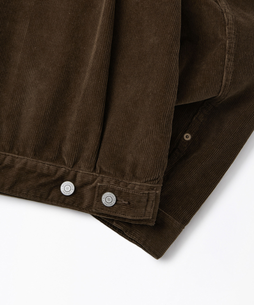 OUTSTANDING(アウトスタンディング)の「CORDUROY 2ND JACKET_BROWN(デニムジャケット・メンズ・その他・SMALL/MEDIUM/LARGE)」の3枚目の写真