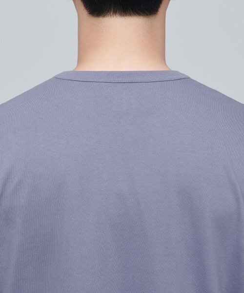 MUSINSA STANDARD（ムシンサスタンダード）の「リラックスフィットクルーネックTシャツ[パープルグレー]（Tシャツ/カットソー・メンズ・その他・LARGE/X-LARGE/XX-LARGE/XXX-LARGE/SMALL/MEDIUM）」の5枚目の写真