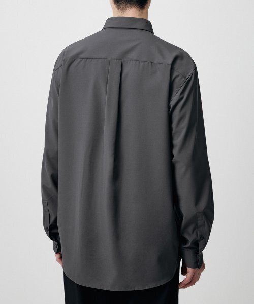 MUSINSA STANDARD（ムシンサスタンダード）の「リラックスフィットシルキーシャツ [ガンメタル]（シャツ/ブラウス・メンズ・その他・SMALL/MEDIUM/LARGE/X-LARGE/XX-LARGE）」の8枚目の写真
