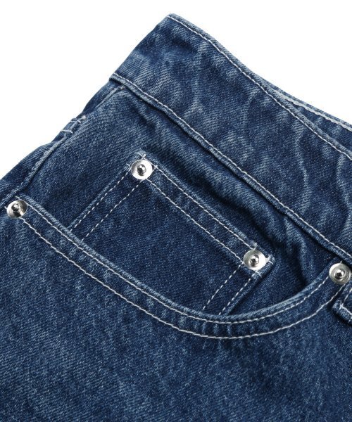 TRILLION(トリリオン)の「フロントウォッシュワイドデニムパンツ(NORMAL BLUE)(デニムパンツ・レディース・その他・SMALL/MEDIUM/LARGE/X-LARGE)」の6枚目の写真