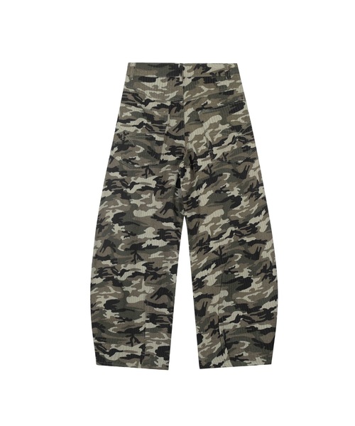 セール】【Bls】【Bling Leads】バレルレッグ迷彩柄パンツ ワイド
