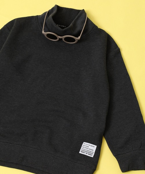 8YARDS ブラック ハイネック トレーナー ハチヤーズ ハイネック