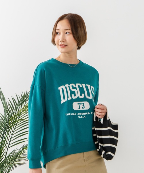 DISCUS(ディスカス)の「【DISCUS/ディスカス】カレッジロゴ 裏起毛スウェット 裾ラウンド(スウェット・レディース・その他1/その他2/その他5/その他3/その他6/その他/その他4/その他7・LARGE/MEDIUM)」の15枚目の写真