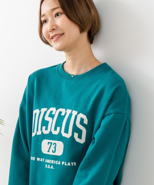 DISCUS(ディスカス)の「【DISCUS/ディスカス】カレッジロゴ 裏起毛スウェット 裾ラウンド(スウェット・レディース・その他1/その他2/その他5/その他3/その他6/その他/その他4/その他7・LARGE/MEDIUM)」の18枚目の写真