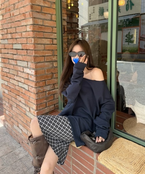 gossip！ロサンゼルス（ゴシップロサンゼルス）の「Y2Kガーリー レトロチェックAラインスカート（ミディアム丈）（スカート・レディース・チェック・L/M/S）」の13枚目の写真