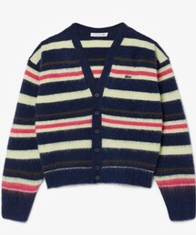 LACOSTE | 【LACOSTE/ラコステ】アルパカブレンドボーダーニットカーディガン(ニット/セーター)