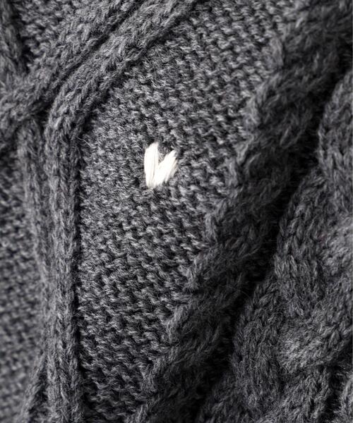 FREE'S MART（フリーズマート）の「◆ハート刺繍ケーブルニット（ニット/セーター・レディース・グレー/ホワイト/レッド・FREE）」の15枚目の写真