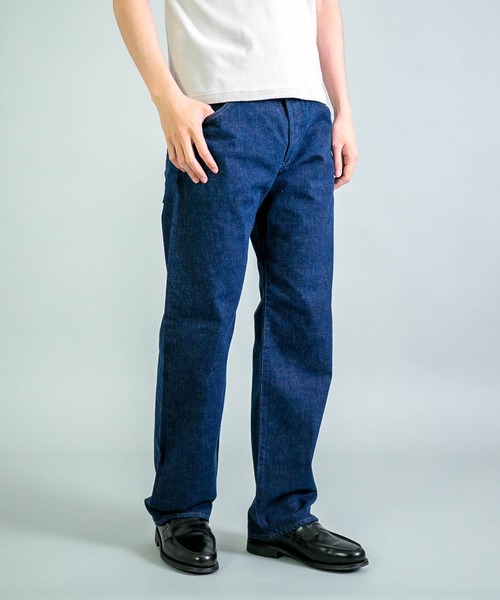 OMNIGOD mens / オムニゴッド] 12oz枷染めデニム ワークジーンズ