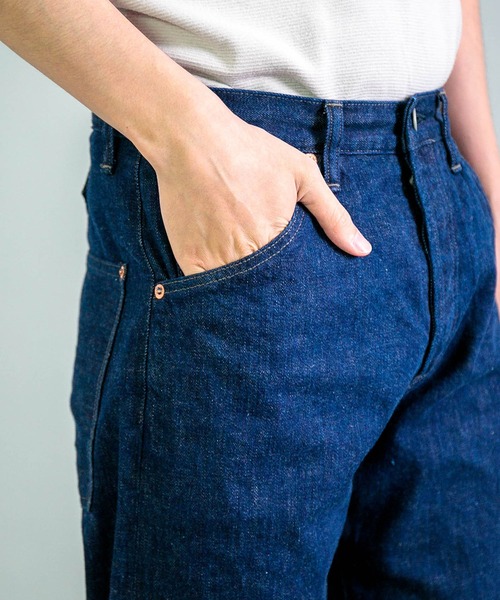 OMNIGOD（オムニゴッド）の「[OMNIGOD mens / オムニゴッド] 12oz枷染めデニム ワークジーンズ（デニムパンツ・メンズ・ワンウォッシュ・34inch/32inch/30inch）」の8枚目の写真