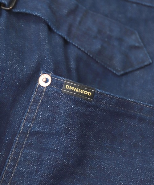 OMNIGOD（オムニゴッド）の「[OMNIGOD mens / オムニゴッド] 12oz枷染めデニム ワークジーンズ（デニムパンツ・メンズ・ワンウォッシュ・34inch/32inch/30inch）」の6枚目の写真