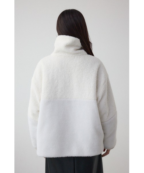 AZUL by moussy（アズールバイマウジー）の「リバーシブルキルティングボアブルゾン（ブルゾン・レディース・アイボリー/ブラック/ブラウン・SMALL/MEDIUM）」の10枚目の写真