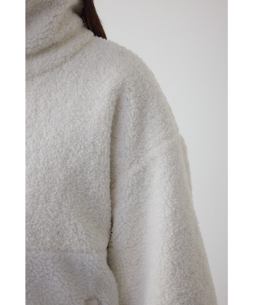 AZUL by moussy（アズールバイマウジー）の「リバーシブルキルティングボアブルゾン（ブルゾン・レディース・アイボリー/ブラック/ブラウン・SMALL/MEDIUM）」の12枚目の写真